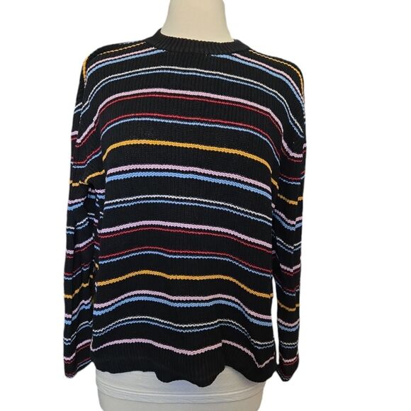 PopSugar Striped Sweater - L - Picture 1 of 9